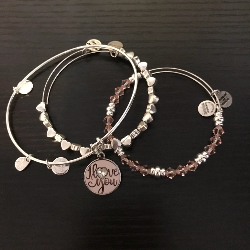Alex and Ani i love you set